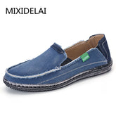 High Quality Casual Shoes Jeans Canvas Casual Shoes Slip On Men Fashion Flats Loafer